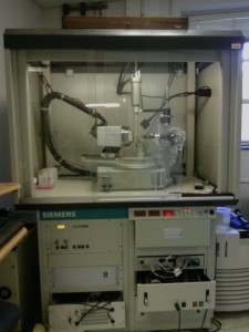 The Bruker SMART diffractometer.